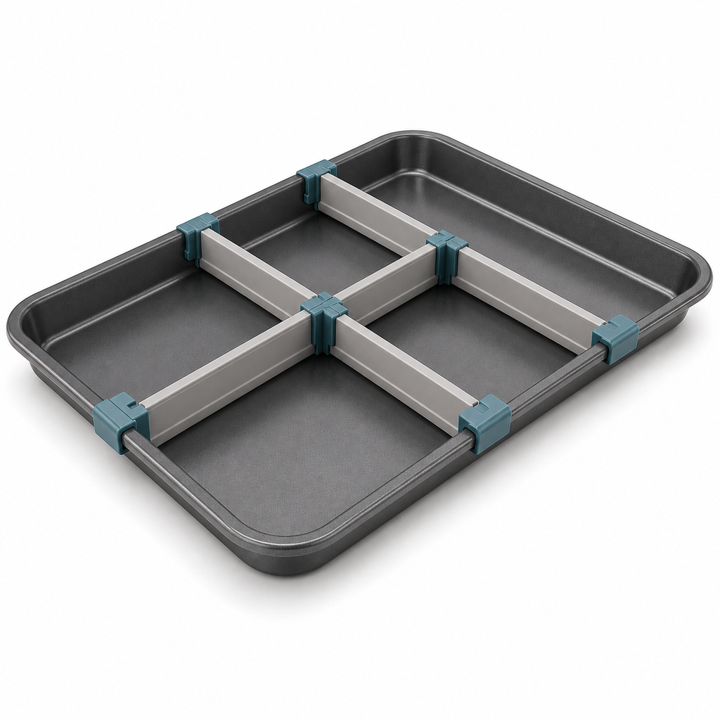 swedenchoice™ SheetMate SnapRail Pan Divider System