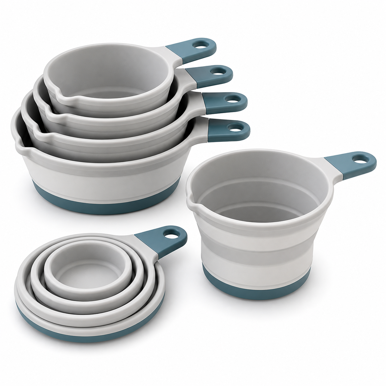 swedenchoice™ GripNest Silicone Measuring Cup Set