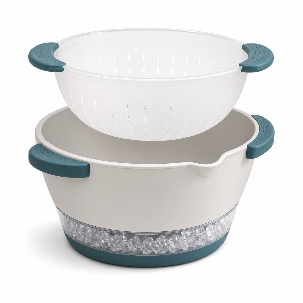 swedenchoice™ ChillGrip Prep & Serve Colander Bowl
