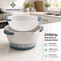 swedenchoice™ ChillGrip Prep & Serve Colander Bowl