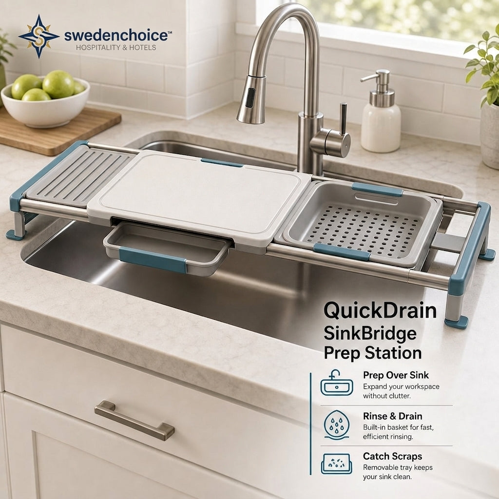swedenchoice™ QuickDrain SinkBridge Prep Station