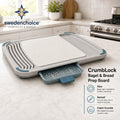 swedenchoice™ CrumbLock Bagel & Bread Prep Board